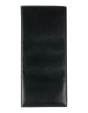 Valextra Woman Document Holder Black Size - Leather