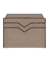 Valextra Woman Document Holder Dove Grey Size - Bull Skin