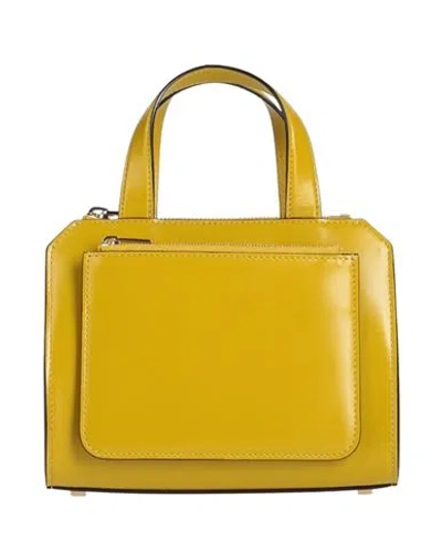 Valextra Woman Handbag Acid Green Size - Calfskin In Green