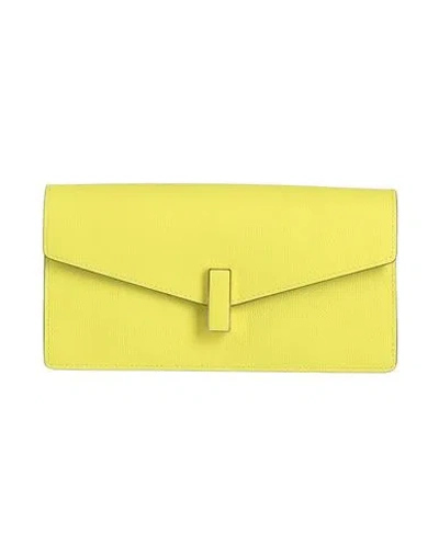 Valextra Woman Handbag Acid Green Size - Calfskin In Green