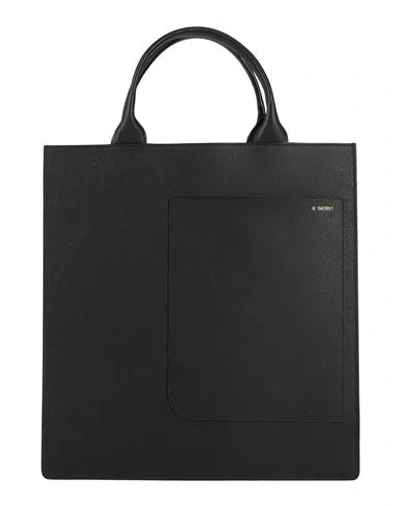 Valextra Woman Handbag Black Size - Calfskin