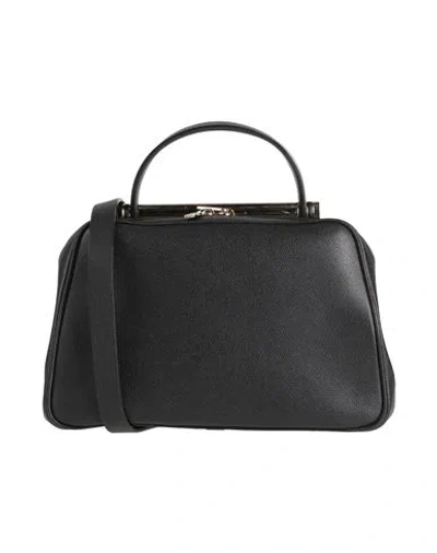 Valextra Woman Handbag Black Size - Calfskin