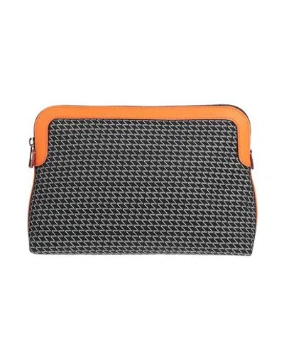 Valextra Woman Handbag Black Size - Textile Fibers, Leather