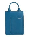 Valextra Woman Handbag Blue Size - Calfskin