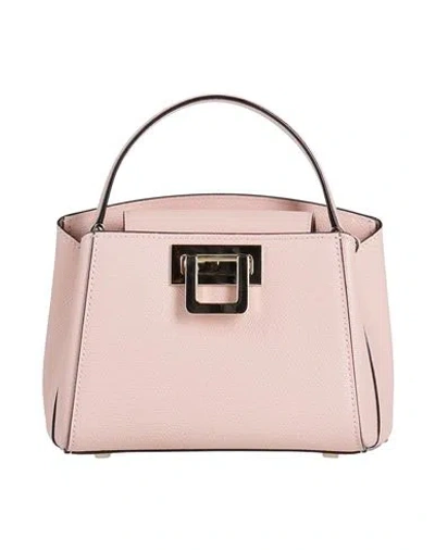 Valextra Woman Handbag Blush Size - Calfskin In Pink