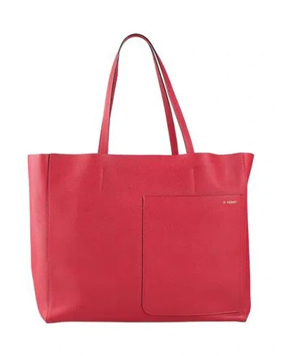 Valextra Woman Handbag Brick Size - Calfskin In Red