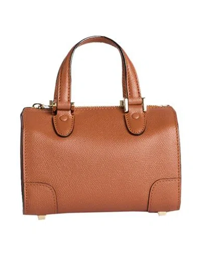 Valextra Woman Handbag Brown Size - Calfskin