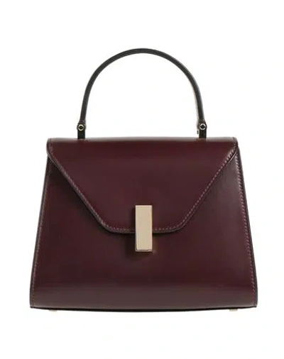 Valextra Woman Handbag Burgundy Size - Calfskin In Red