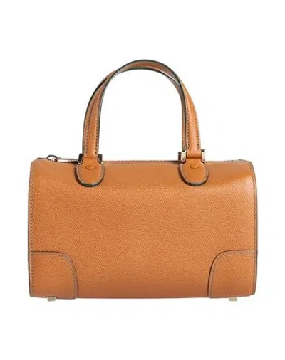 Valextra Woman Handbag Camel Size - Calfskin In Sand