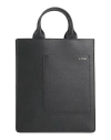 Valextra Woman Handbag Charcoal Size - Calfskin In Gray