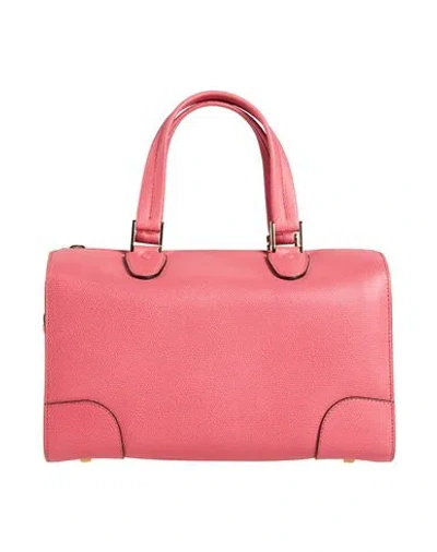 Valextra Woman Handbag Coral Size - Calfskin In Red