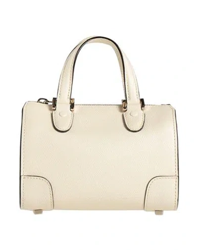 Valextra Woman Handbag Cream Size - Calfskin In White