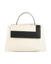 Valextra Woman Handbag Cream Size - Leather