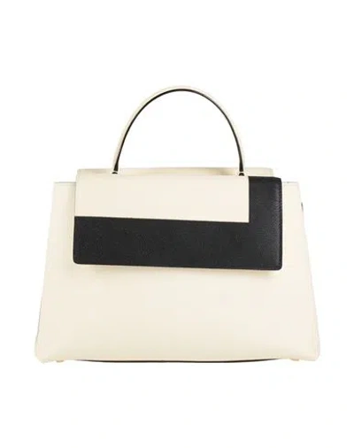 Valextra Woman Handbag Cream Size - Leather