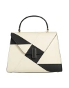 Valextra Woman Handbag Cream Size - Leather In White