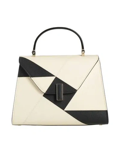 Valextra Woman Handbag Cream Size - Leather In White