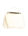 Valextra Woman Handbag Cream Size - Leather In White