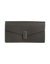 Valextra Woman Handbag Dark Brown Size - Calfskin In Steel Grey