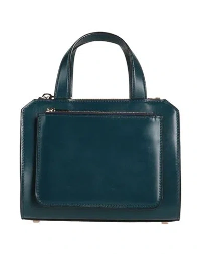 Valextra Woman Handbag Deep Jade Size - Calfskin In Green