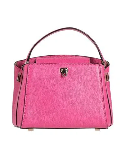Valextra Woman Handbag Fuchsia Size - Calfskin In Pink