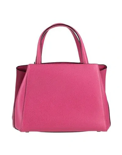 Valextra Woman Handbag Fuchsia Size - Leather