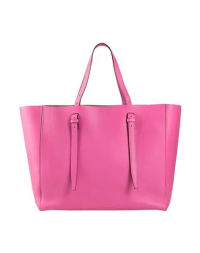 Valextra Woman Handbag Fuchsia Size - Leather In Pink