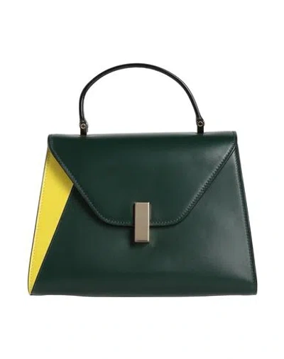 Valextra Woman Handbag Green Size - Calfskin