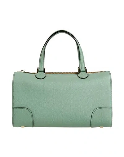 Valextra Woman Handbag Green Size - Calfskin