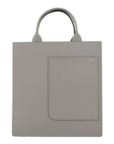 Valextra Woman Handbag Grey Size - Calfskin