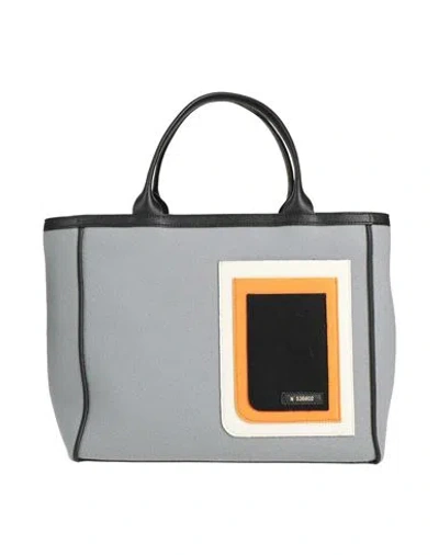 Valextra Woman Handbag Grey Size - Textile Fibers In Gray