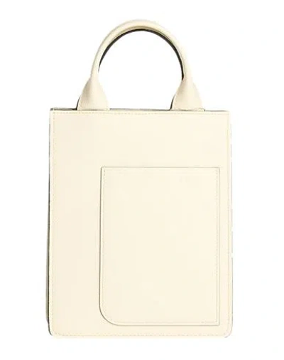 Valextra Woman Handbag Ivory Size - Calfskin In White