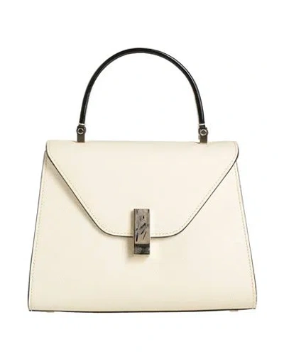 Valextra Woman Handbag Ivory Size - Calfskin In White