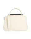 Valextra Woman Handbag Ivory Size - Calfskin In White