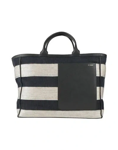 Valextra Woman Handbag Ivory Size - Cotton, Polyamide, Calfskin In White