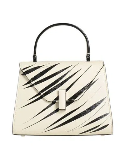 Valextra Woman Handbag Ivory Size - Leather In White