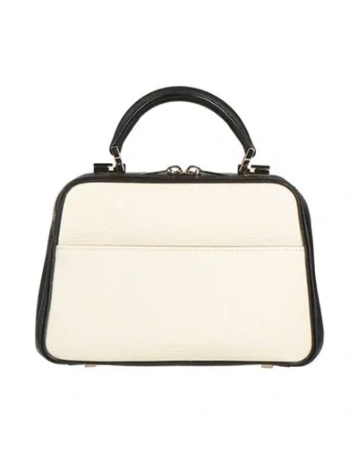 Valextra Woman Handbag Ivory Size - Leather In White
