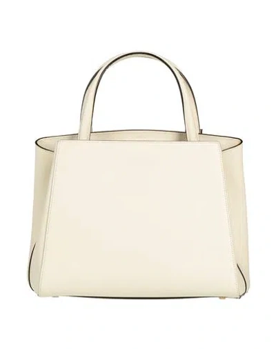 Valextra Woman Handbag Ivory Size - Leather In White