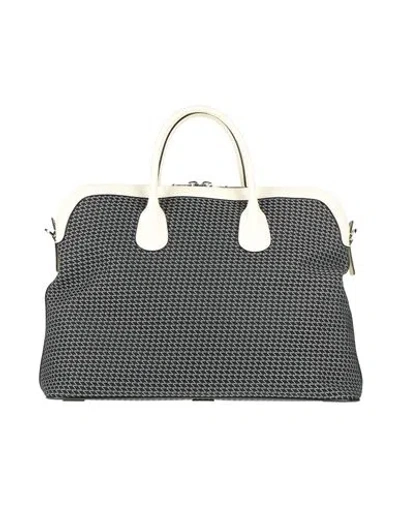 Valextra Woman Handbag Ivory Size - Nylon, Polyester, Kevlar, Calfskin In White