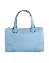 Valextra Woman Handbag Light Blue Size - Calfskin