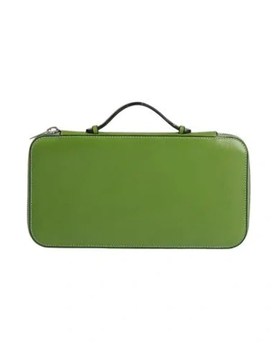 Valextra Woman Handbag Light Green Size - Leather
