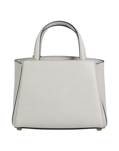Valextra Woman Handbag Light Grey Size - Calfskin