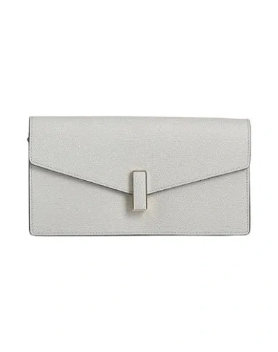 Valextra Woman Handbag Light Grey Size - Calfskin In Grey
