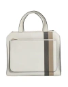 Valextra Woman Handbag Light Grey Size - Calfskin In Gray