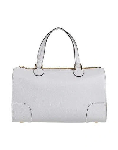 Valextra Woman Handbag Light Grey Size - Calfskin In Gray