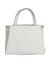 Valextra Woman Handbag Light Grey Size - Leather