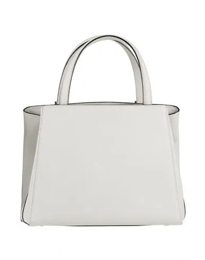 Valextra Woman Handbag Light Grey Size - Leather