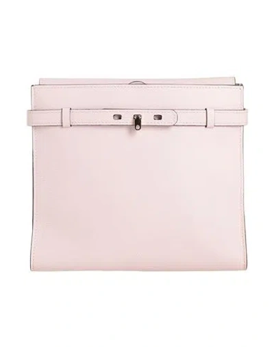 Valextra Woman Handbag Light Pink Size - Calfskin