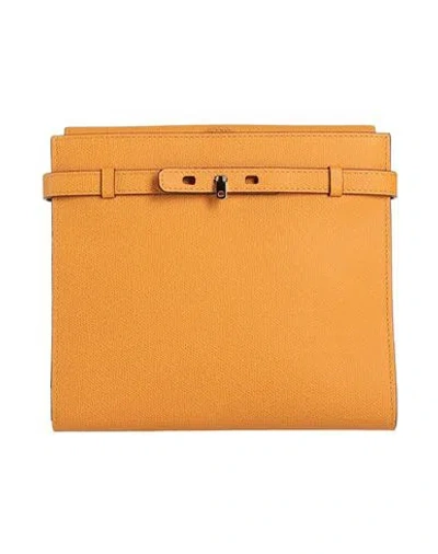 Valextra Woman Handbag Mandarin Size - Calfskin In Orange