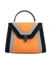 Valextra Woman Handbag Mandarin Size - Calfskin, Virgin Wool In Mandarin