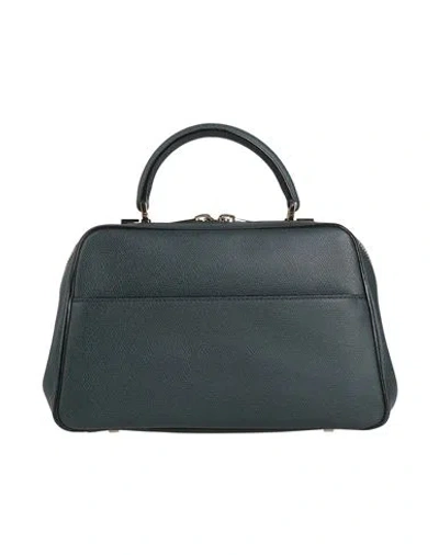 Valextra Woman Handbag Midnight Blue Size - Calfskin